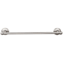 Top Knobs Edwardian Bath 30 Inch Single Towel Bar Plain Backplate Brushed Satin Nickel