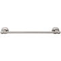 Top Knobs Edwardian Bath 30 Inch Single Towel Bar Rope Backplate Brushed Satin Nickel