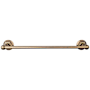 Top Knobs Edwardian Bath 30 Inch Single Towel Bar Hex Backplate German Bronze