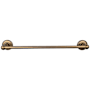 Top Knobs Edwardian Bath 30 Inch Single Towel Bar Plain Backplate German Bronze