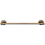 Top Knobs Edwardian Bath 30 Inch Single Towel Bar Rope Backplate German Bronze