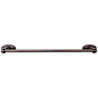 Top Knobs Edwardian Bath 30 Inch Single Towel Bar Oval Backplate Oil Rubbed Bronze