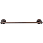 Top Knobs Edwardian Bath 30 Inch Single Towel Bar Plain Backplate Oil Rubbed Bronze