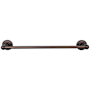 Top Knobs Edwardian Bath 30 Inch Single Towel Bar Rope Backplate Oil Rubbed Bronze