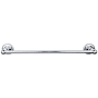 Top Knobs Edwardian Bath 30 Inch Single Towel Bar Rope Backplate Polished Chrome