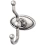 Top Knobs Edwardian Bath Double Robe Hook Antique Pewter