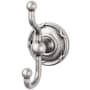 Top Knobs Edwardian Bath Double Robe Hook Antique Pewter