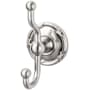 Top Knobs Edwardian Bath Double Robe Hook Brushed Satin Nickel