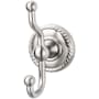 Top Knobs Edwardian Bath Double Robe Hook Brushed Satin Nickel