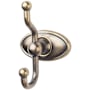 Top Knobs Edwardian Bath Double Robe Hook German Bronze