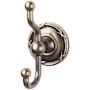 Top Knobs Edwardian Bath Double Robe Hook German Bronze
