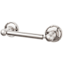Top Knobs Edwardian Bath Toilet Paper Holder Ribbon Backplate Brushed Satin Nickel