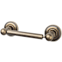 Top Knobs Edwardian Bath Toilet Paper Holder with Beaded Backplate German Bronze