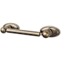 Top Knobs Edwardian Bath Toilet Paper Holder Oval Backplate German Bronze