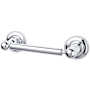Top Knobs Edwardian Bath Toilet Paper Holder with Beaded Backplate Polished Chrome