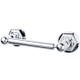 Top Knobs Edwardian Bath Toilet Paper Holder Hex Backplate Polished Chrome