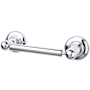 Top Knobs Edwardian Bath Toilet Paper Holder Plain Backplate Polished Chrome