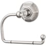 Top Knobs Edwardian Bath Tissue Hook Hex Backplate Antique Pewter