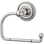 Top Knobs Edwardian Bath Tissue Hook Rope Backplate Antique Pewter