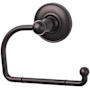 Top Knobs Edwardian Bath Tissue Hook Plain Backplate Oil Rubbed Bronze