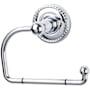 Top Knobs Edwardian Bath Tissue Hook Rope Backplate Polished Chrome