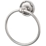 Top Knobs Edwardian Bath Towel Ring Ribbon Backplate Antique Pewter