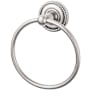 Top Knobs Edwardian Bath Towel Ring Rope Backplate Antique Pewter