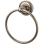 Top Knobs Edwardian Bath Towel Ring Rope Backplate German Bronze