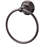 Top Knobs Edwardian Bath Towel Ring Hex Backplate Oil Rubbed Bronze