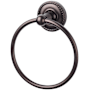 Top Knobs Edwardian Bath Towel Ring Rope Backplate Oil Rubbed Bronze