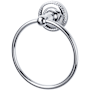 Top Knobs Edwardian Bath Towel Ring Rope Backplate Polished Chrome