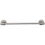 Top Knobs Edwardian Bath 18 Inch Single Towel Bar Beaded Backplate Antique Pewter