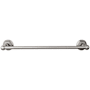 Top Knobs Edwardian Bath 18 Inch Single Towel Bar Hex Backplate Antique Pewter