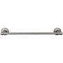 Top Knobs Edwardian Bath 18 Inch Single Towel Bar Plain Backplate Antique Pewter