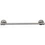 Top Knobs Edwardian Bath 18 Inch Single Towel Bar Ribbon Backplate Antique Pewter