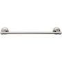Top Knobs Edwardian Bath 18 Inch Single Towel Bar Rope Backplate Brushed Satin Nickel