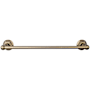 Top Knobs Edwardian Bath 18 Inch Single Towel Bar Hex Backplate German Bronze