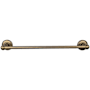 Top Knobs Edwardian Bath 18 Inch Single Towel Bar Plain Backplate German Bronze