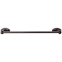 Top Knobs Edwardian Bath 18 Inch Single Towel Bar Oval Backplate Oil Rubbed Bronze