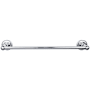 Top Knobs Edwardian Bath 18 Inch Single Towel Bar Rope Backplate Polished Chrome