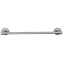 Top Knobs Edwardian Bath 24 Inch Single Towel Bar Beaded Backplate Antique Pewter