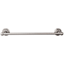 Top Knobs Edwardian Bath 24 Inch Single Towel Bar Hex Backplate Antique Pewter