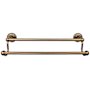 Top Knobs Edwardian Bath 24 Inch Double Towel Bar Rope Backplate German Bronze