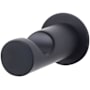 Top Knobs Hopewell Bath Single Robe Hook Flat Black