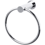 Top Knobs Hopewell Bath Towel Ring Polished Chrome