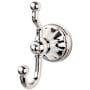 Top Knobs Hudson Bath Double Robe Hook Polished Nickel