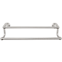 Top Knobs Hudson Bath 18 Inch Double Towel Bar Brushed Satin Nickel