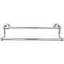 Top Knobs Hudson Bath 18 Inch Double Towel Bar Polished Nickel