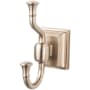 Top Knobs Stratton Double Robe Hook Brushed Bronze
