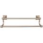 Top Knobs Stratton Bath 18 Inch Double Towel Bar Brushed Bronze